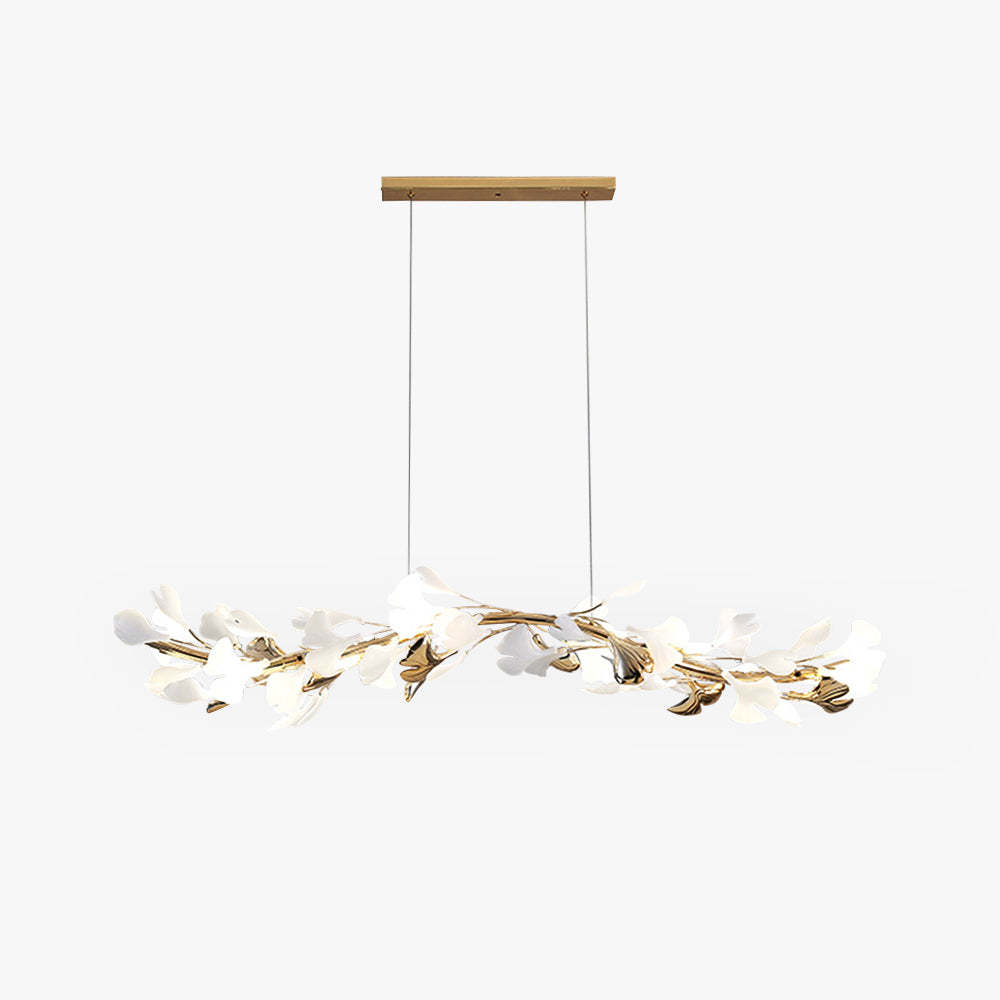 Olivia CeraAut Modern Art Deco Metal & Ceramic Chandelier