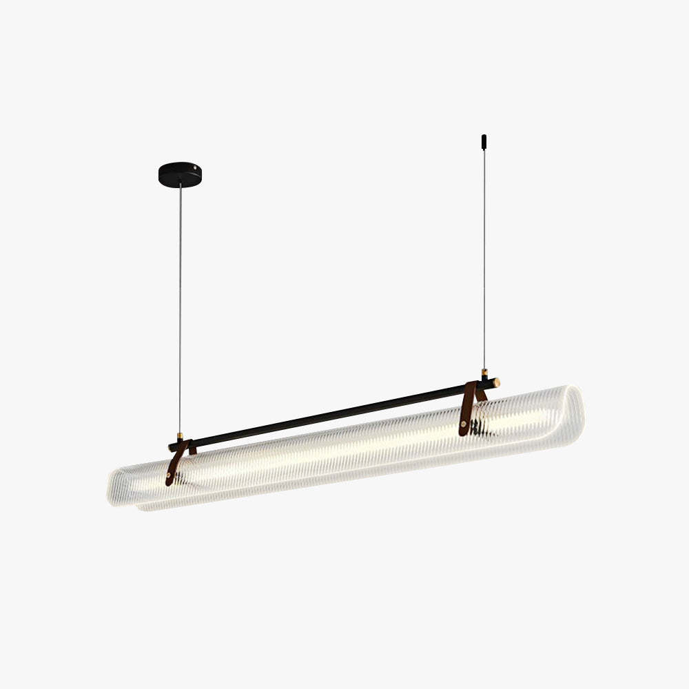 Edge Pendant Light: Modern Acrylic Metal Study Light