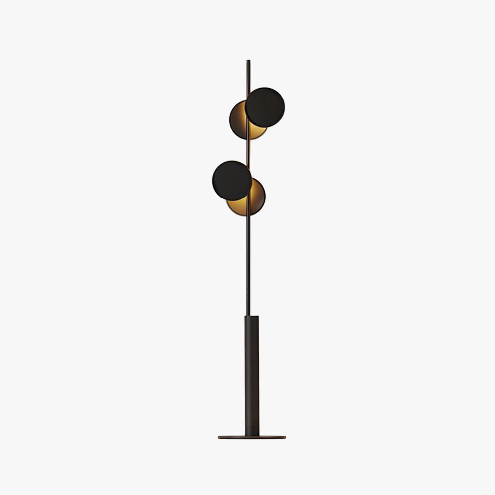 Salgado Nordic Round Metal Floor Lamp
