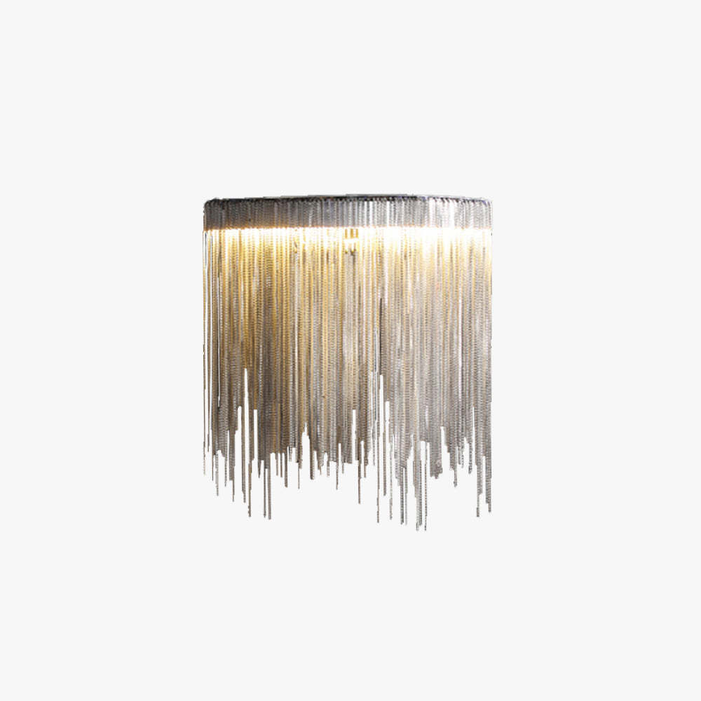 Colon Wall Lamp with silver tassel chain