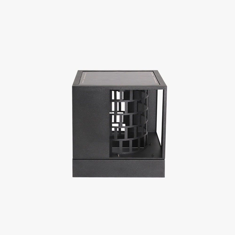 Riley Modern Pattern Metal Acrylic Outdoor Table Lamp