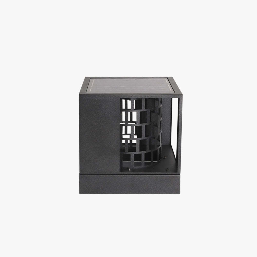Riley Modern Pattern Metal Acrylic Outdoor Table Lamp