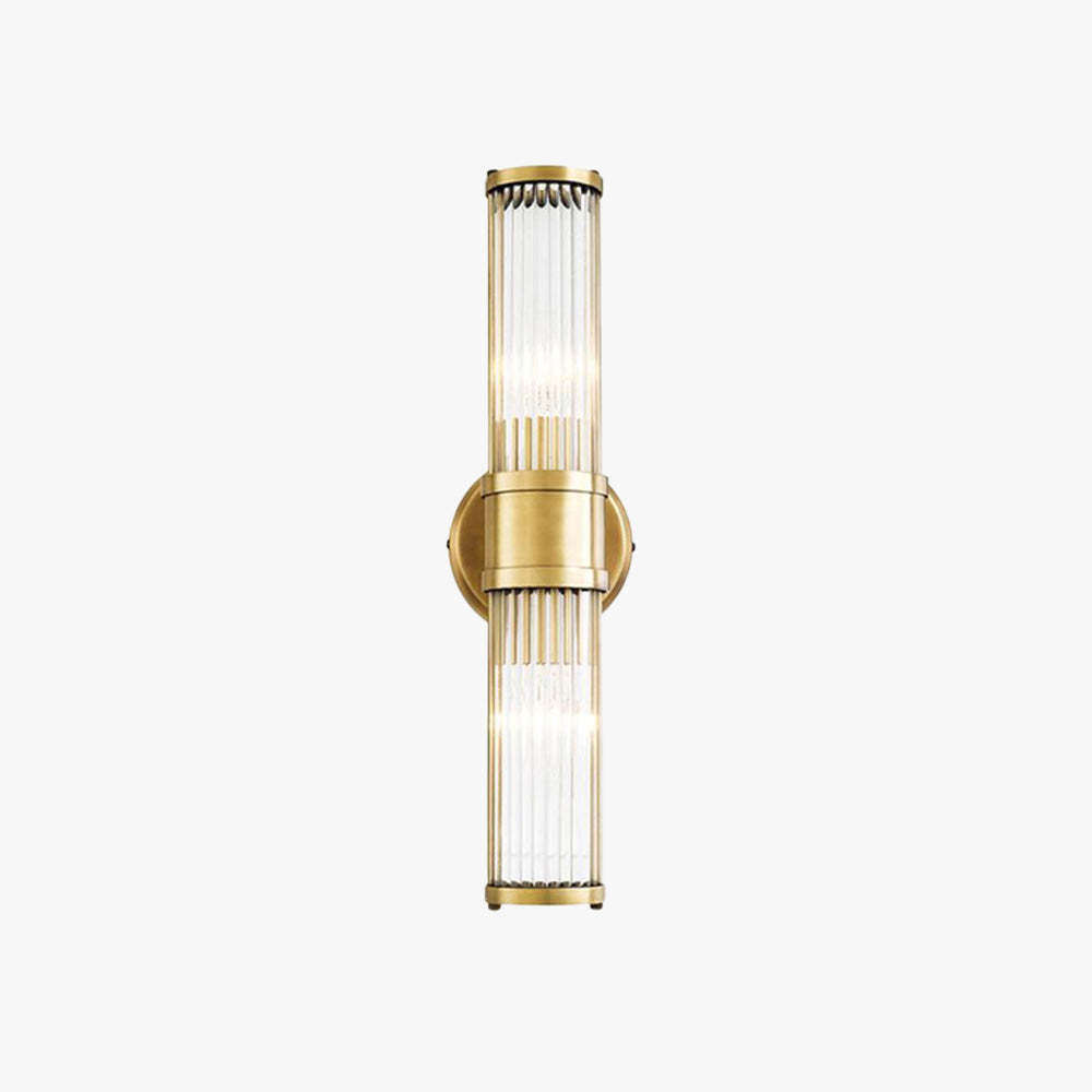 Leigh Glass Metal Vanity Wall Lamp