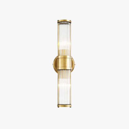Leigh Glass Metal Vanity Wall Lamp