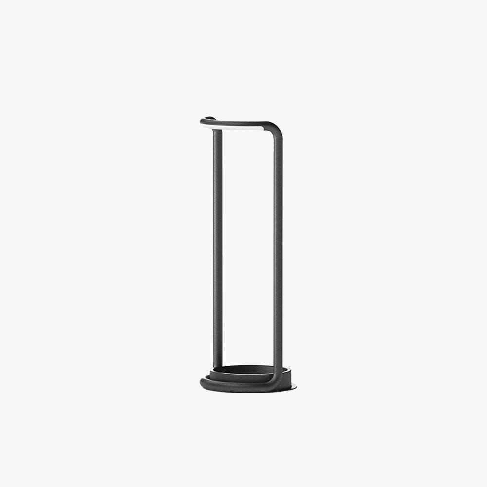 Orr Minimalist Rectangular Solar LED Outdoor Floor Lamp