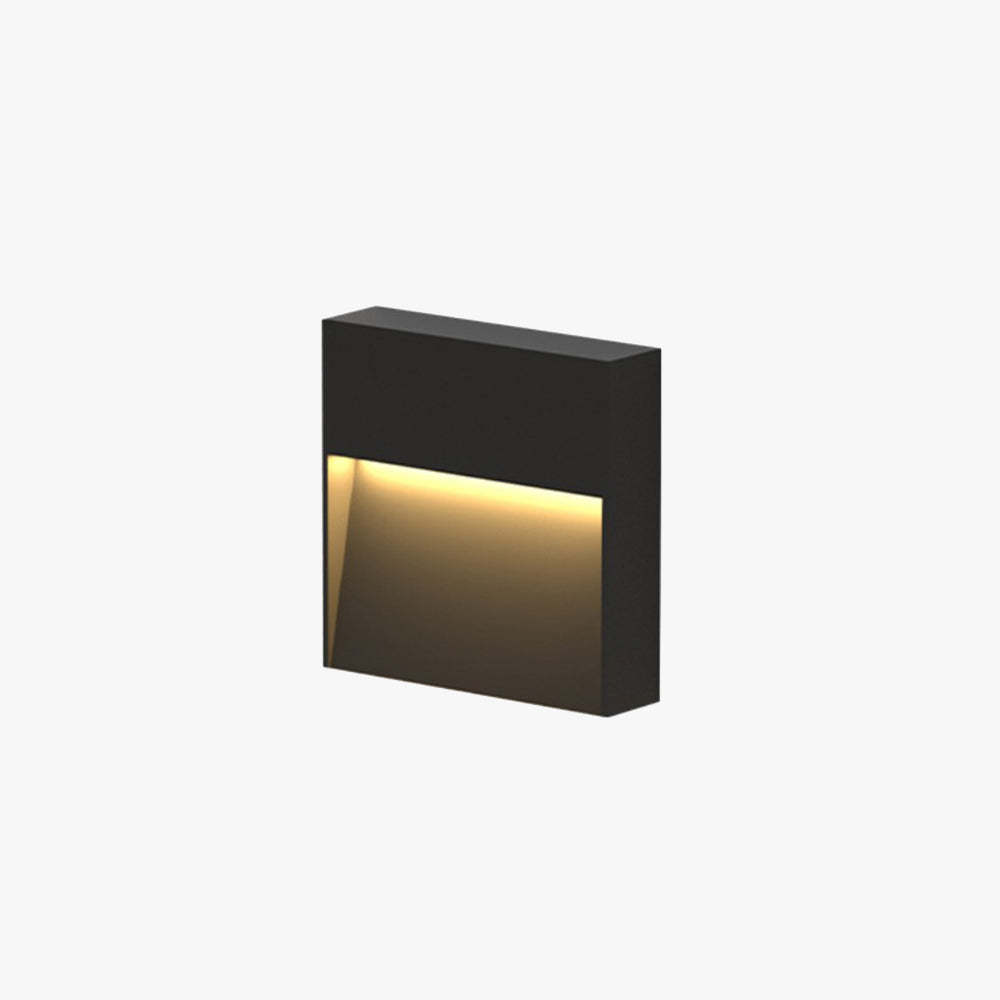 Orr Metal Rectangular Outdoor Deck Step Light, Warm Light