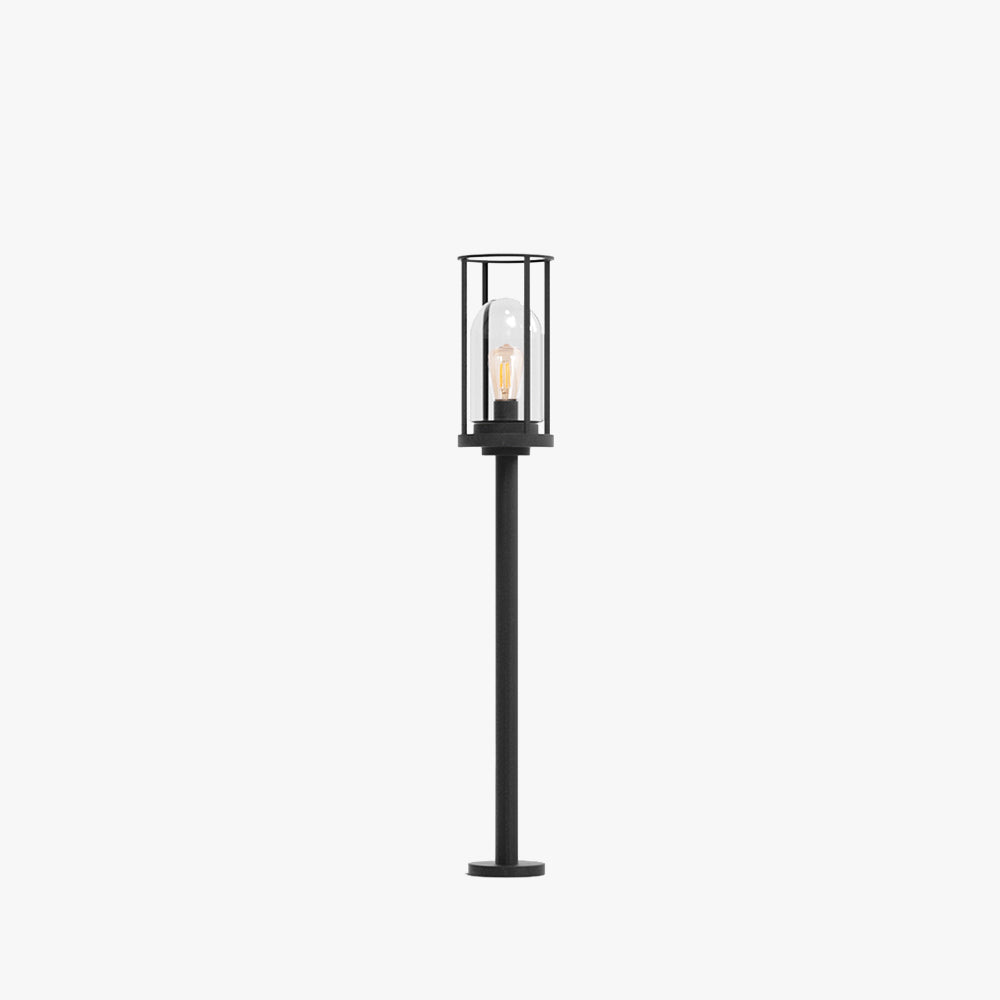Pena Metal Cylindrical Solar Outdoor Path Light
