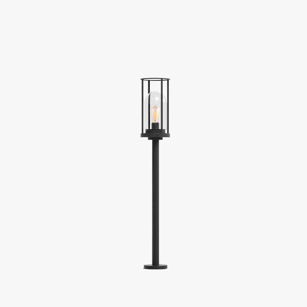 Pena Metal Cylindrical Solar Outdoor Path Light