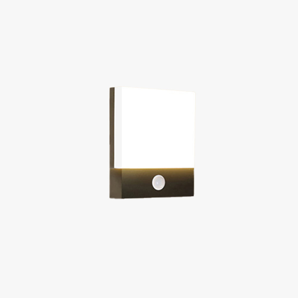 Orr Modern Rectangular Metal Outdoor Wall Lamp