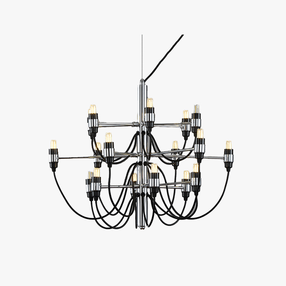 Alessio Retro Linear Metal Chandelier