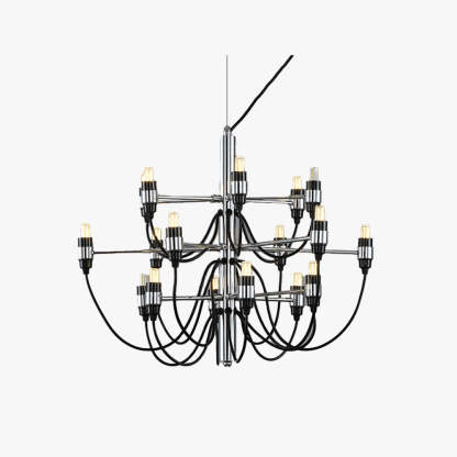 Alessio Retro Linear Metal Chandelier