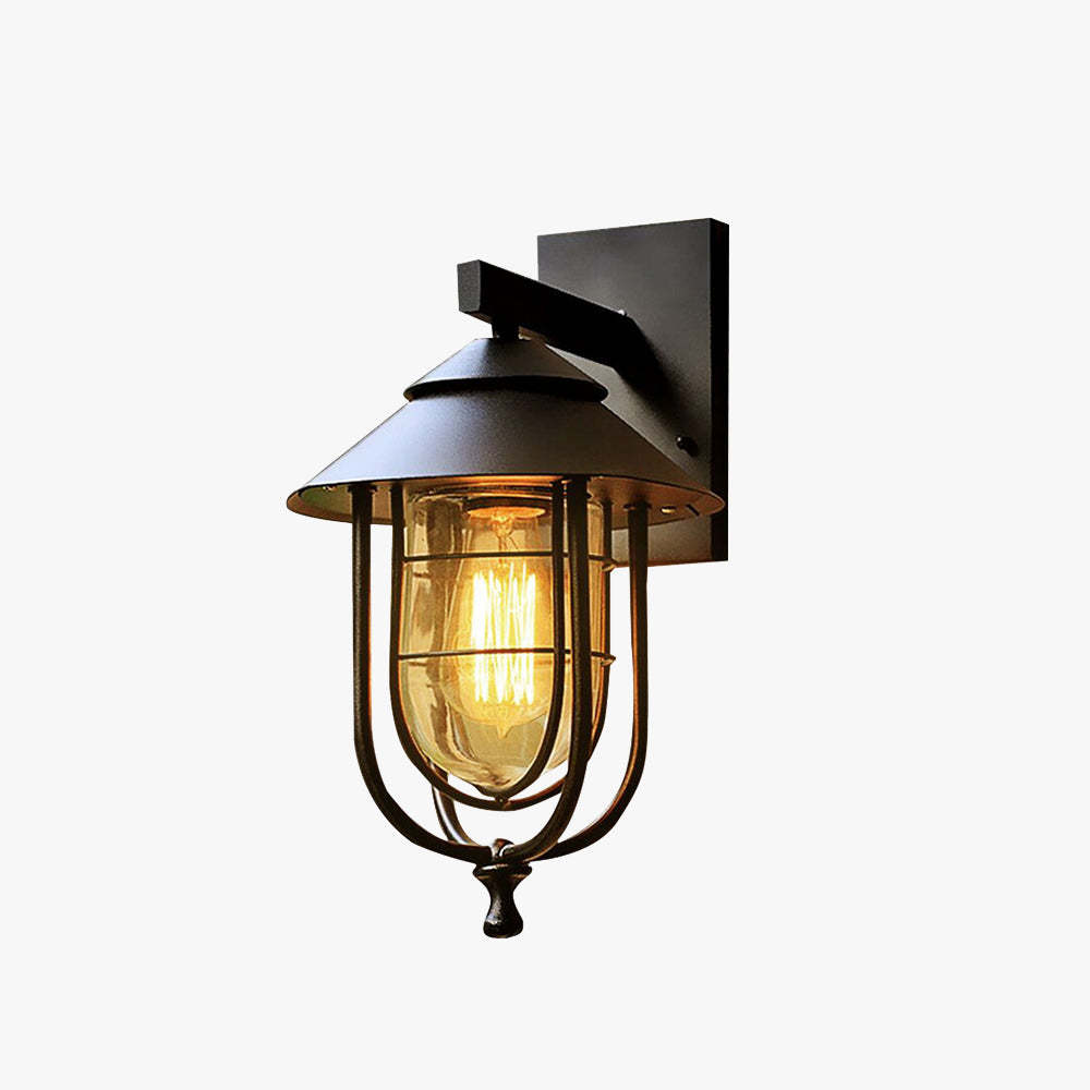 Alessio vintage lantern outdoor wall lamp
