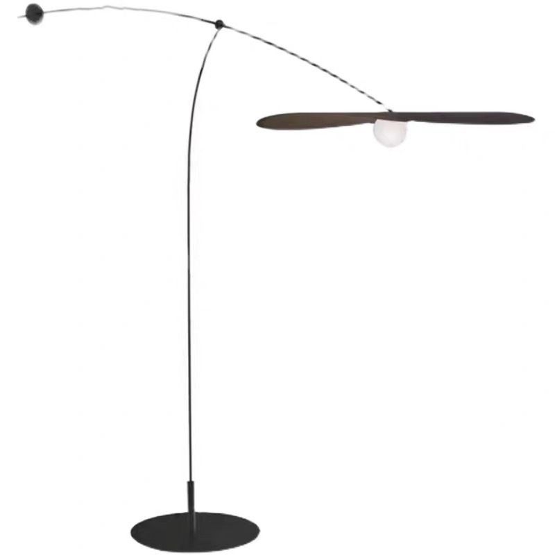 Modern Carins Floor Lamp - Unique Blade Shade Design