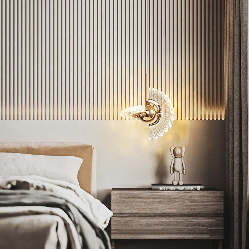 Kristy Nordic Luxury Pendant Light in a bedroom setting
