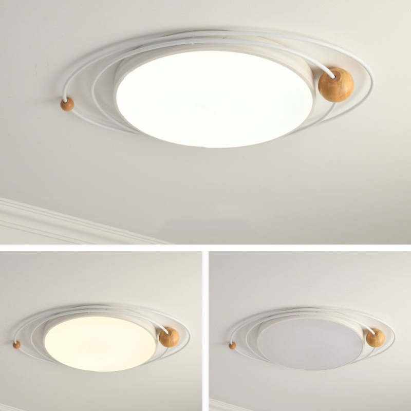 Quinn modern ceiling light in different lighting, galaxy design