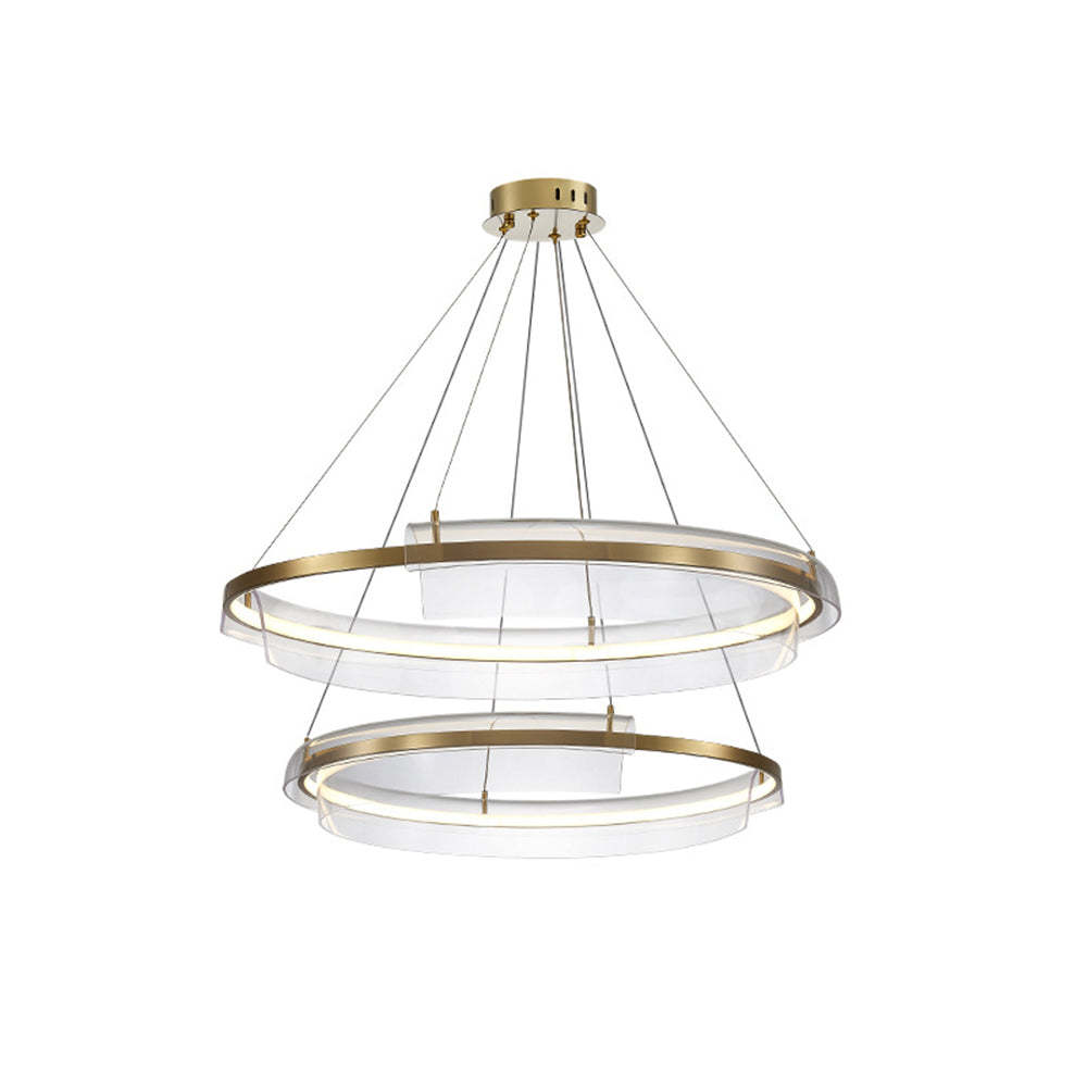 Arisha Pendant Light: Circular LED Rings - Modern Lighting