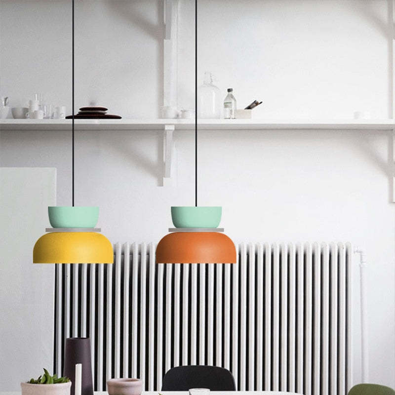 Morandi Pendant Lights, colorful modern design