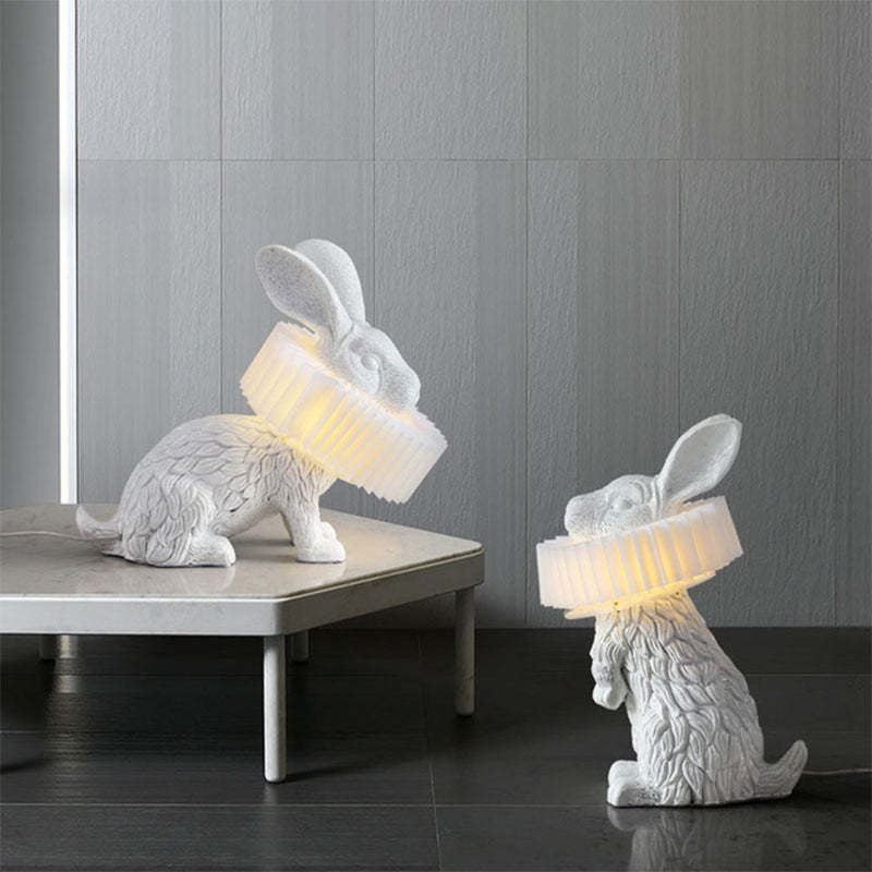 Alice Decorative Modern Rabbit Table Lamp Resin Bedroom
