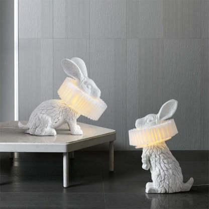 Alice Decorative Modern Rabbit Table Lamp Resin Bedroom