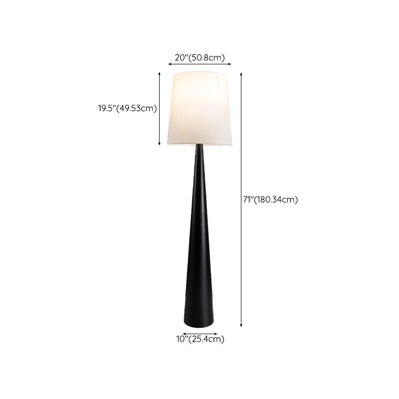 Eryn Floor Lamp dimensions: height 71", shade 20" wide.