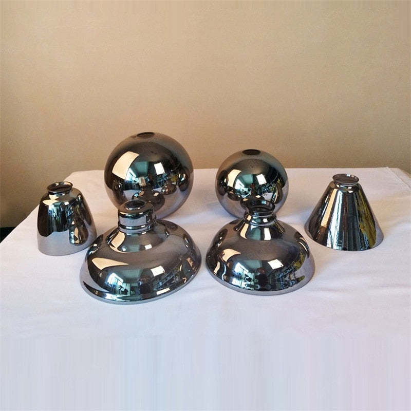 Levy Pendant Light Shades - Industrial Metal and Glass Levy Industrial Metal/Glass Pendant Light Dining Room