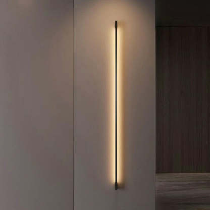 Modern LED linear wall lamp for living room.
