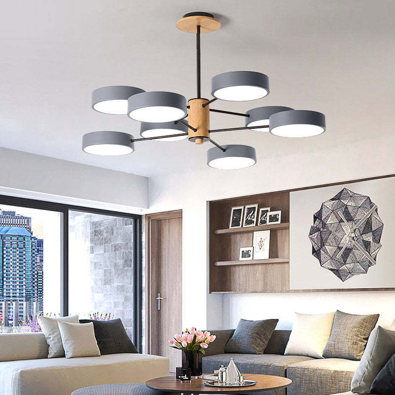 Sienna Art Deco Pendant Light in Modern Living Room