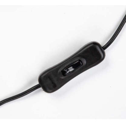 Hailie table lamp cord switch detail