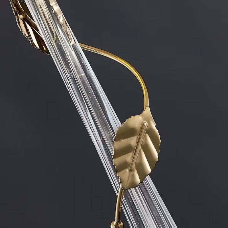 Sanna Pendant Light: Gold leaf and Glass detail