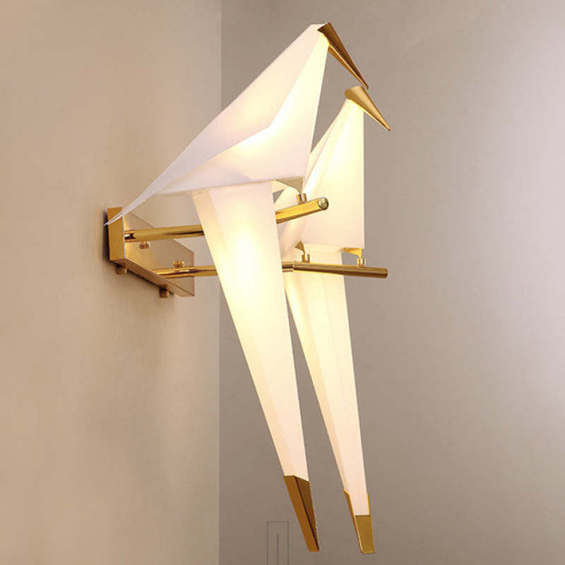 Las Sola Clifford bird wall lamp, Art Deco style