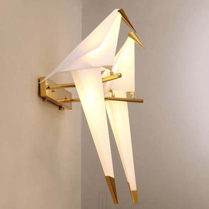 Las Sola Clifford bird wall lamp, Art Deco style
