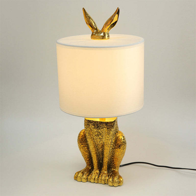 Gold Alice Rabbit Table Lamp by Las Sola.