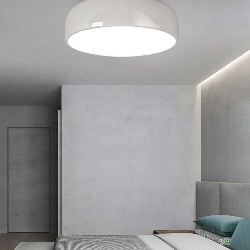 Leilani modern white ceiling light in bedroom
