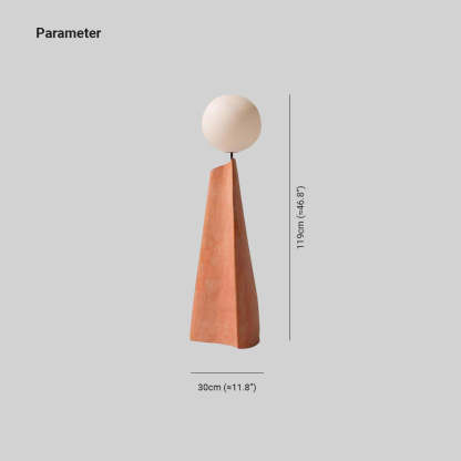 Valentina Globe Floor Lamp dimensions, Nordic style