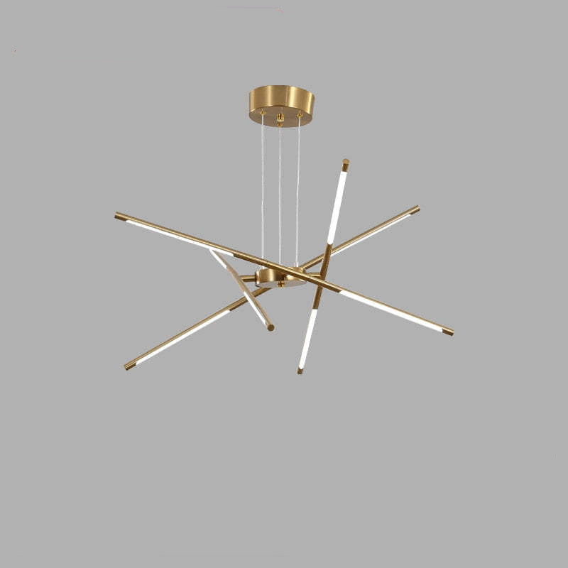 Modern Gold Edge Pendant Light Fixture