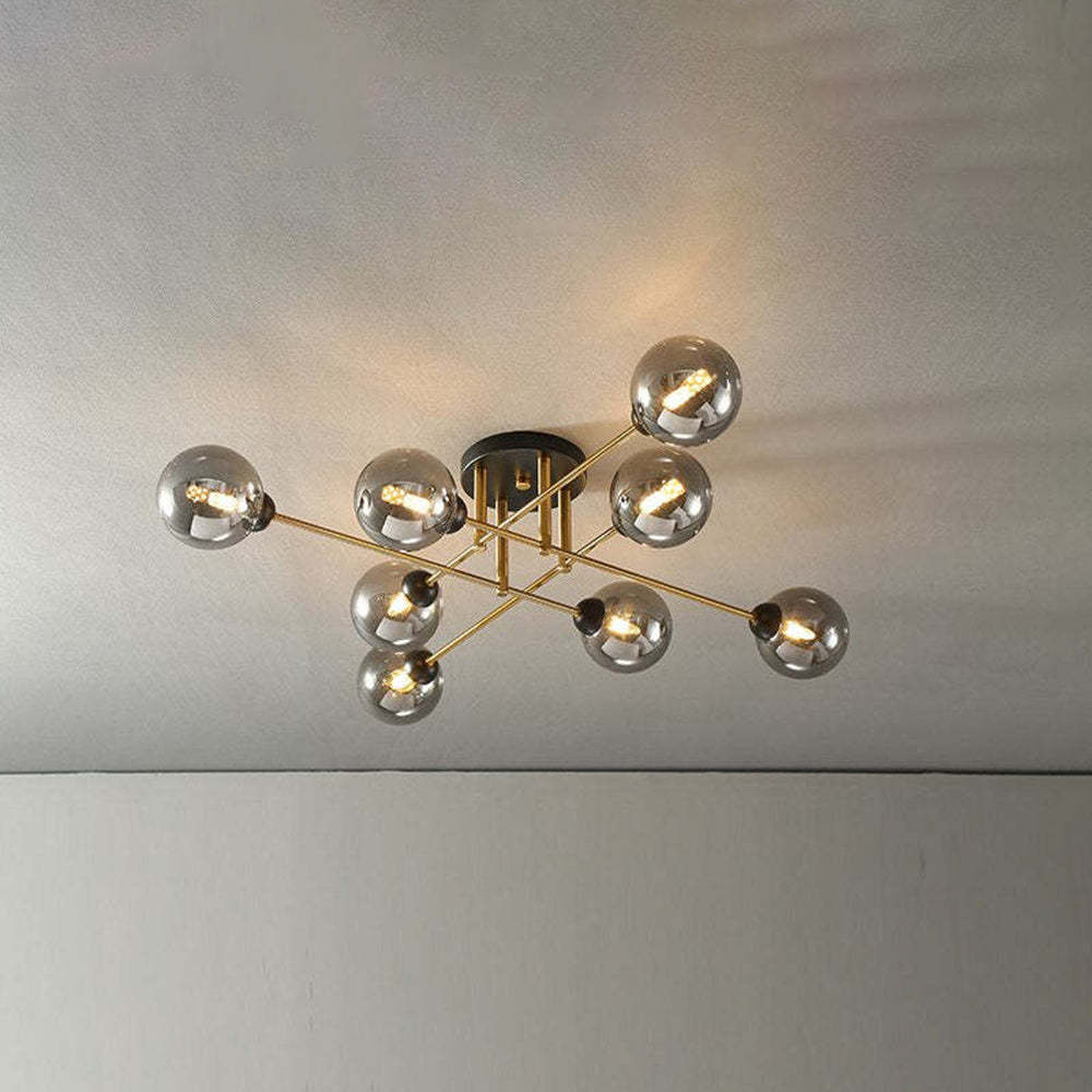 Valentina chandelier, modern glass globe ceiling light