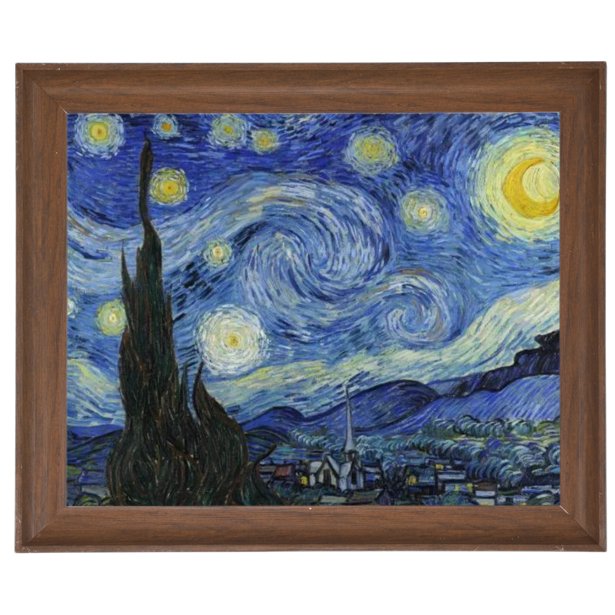 Starry Night painting reproduction for dining room