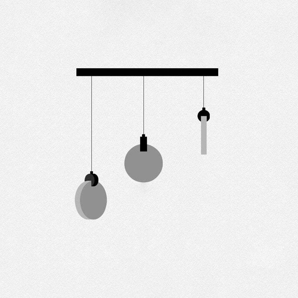 Kristy Chandelier - Modern lighting design diagram