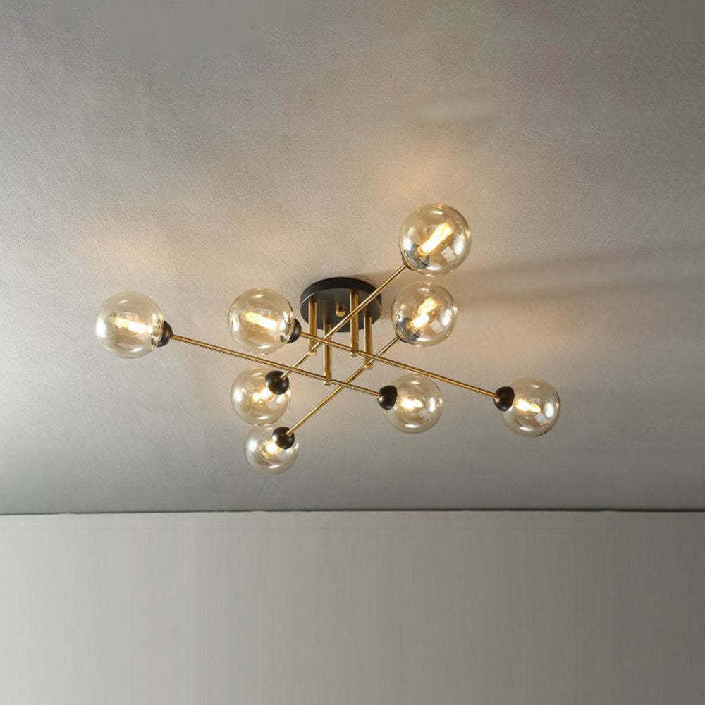 Valentina Chandelier with Glass Globes, ceiling light