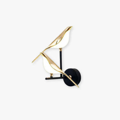 Magpie bird wall lamp bedroom