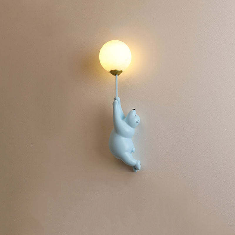 Blue Bear Balloon Lamp | Kids Room Lighting | Las Sola