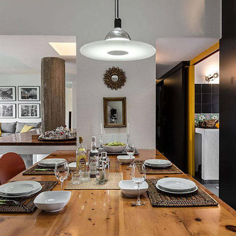 Levi pendant light above a dining table setting