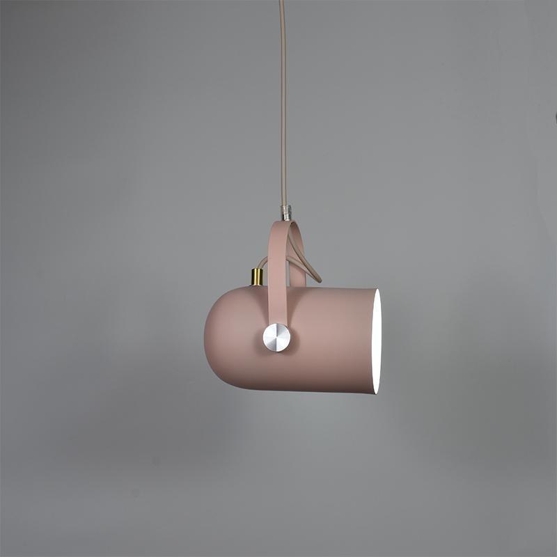Pink Morandi style pendant light, modern home lighting fixture