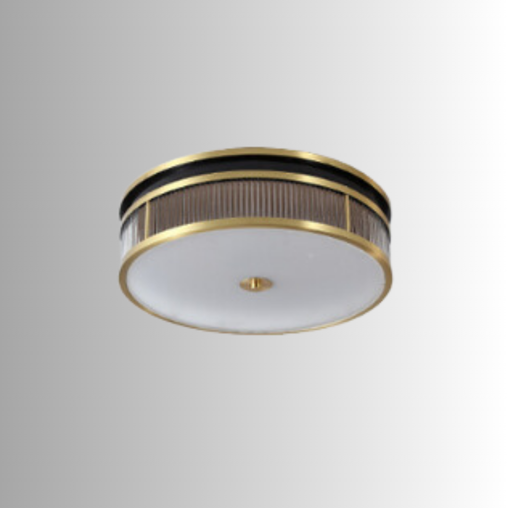 Gold Alessio Flush Mount Ceiling Light for Living Room