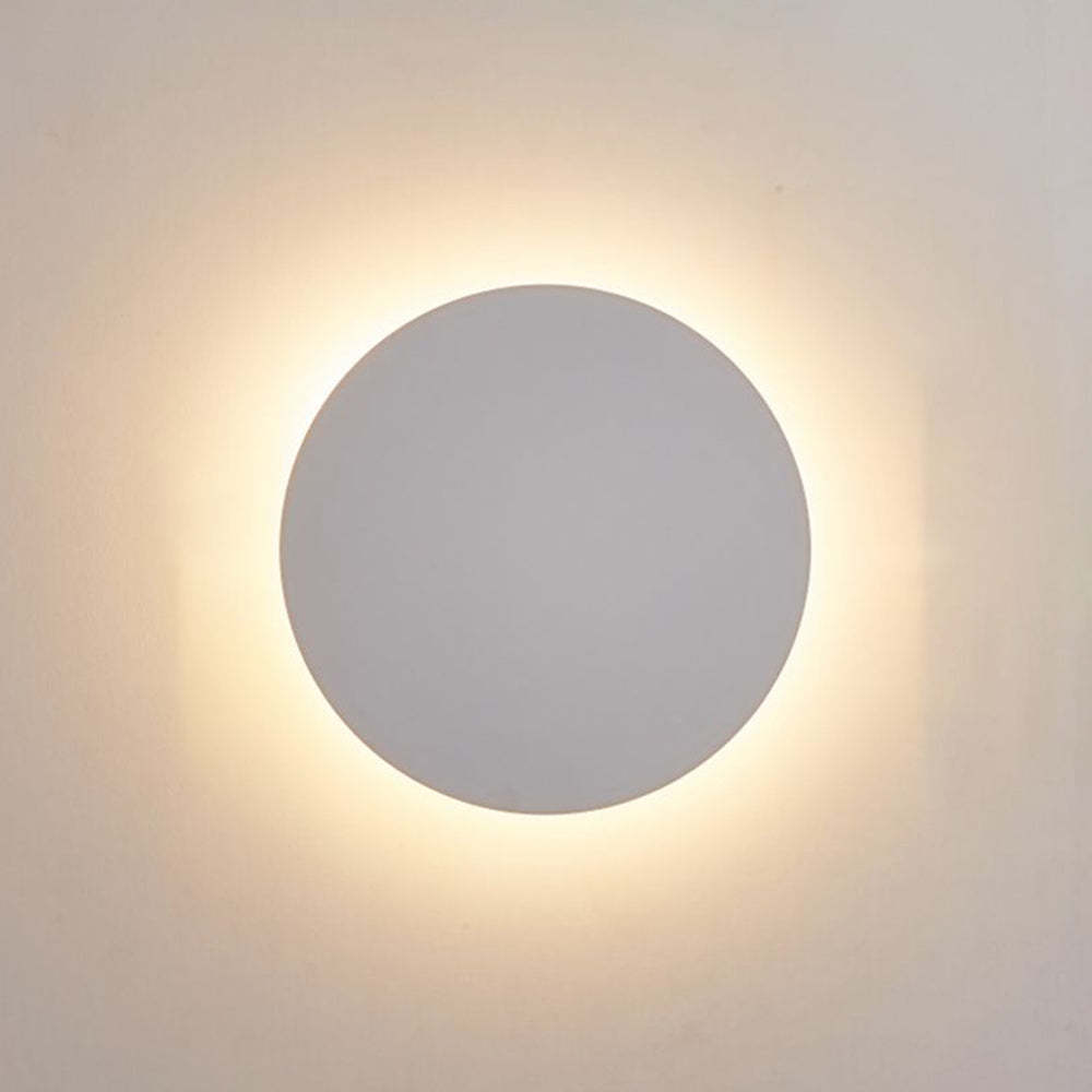 Orr Modern Round Wall Mounted Lamp, Metal, Bedside/Living Room