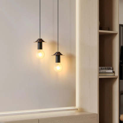 Hailie pendant lights illuminating interior space