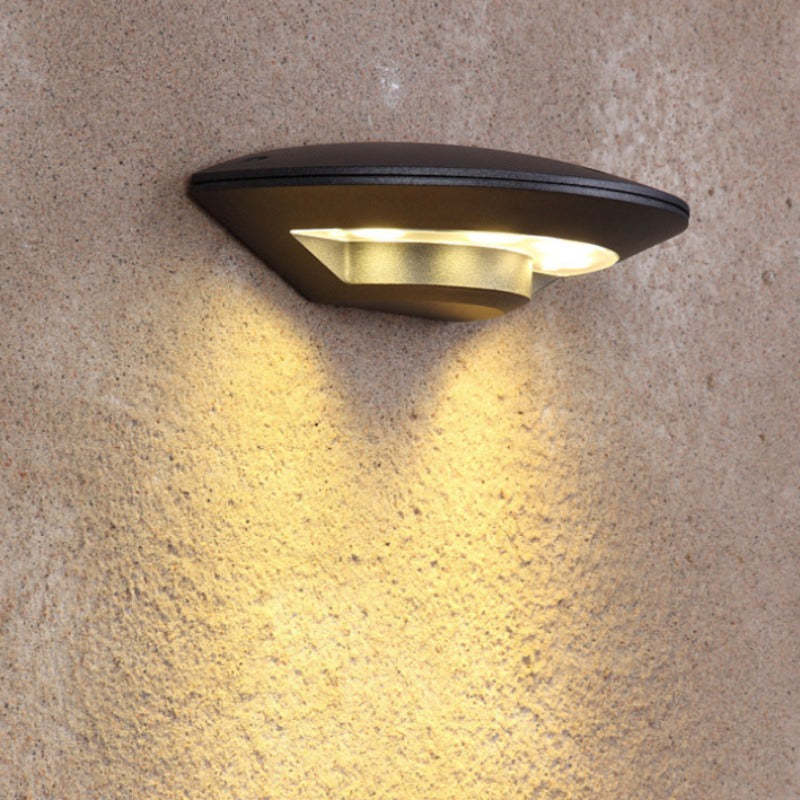 Orr Wall Lamp - Black Metal Outdoor LED