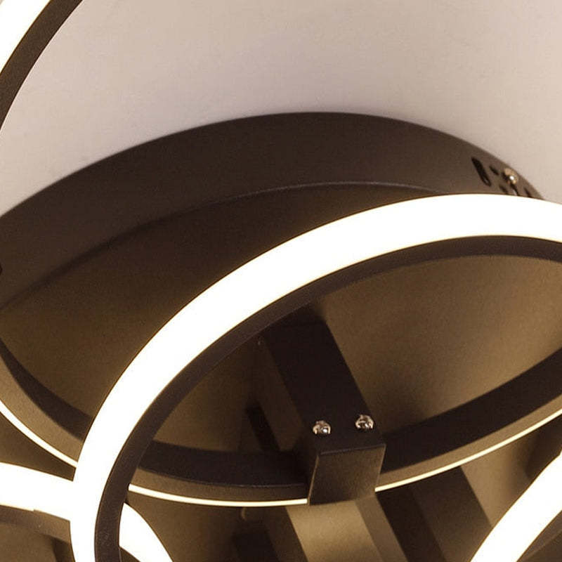 Lacey LED Ceiling Light Circle Ring detail