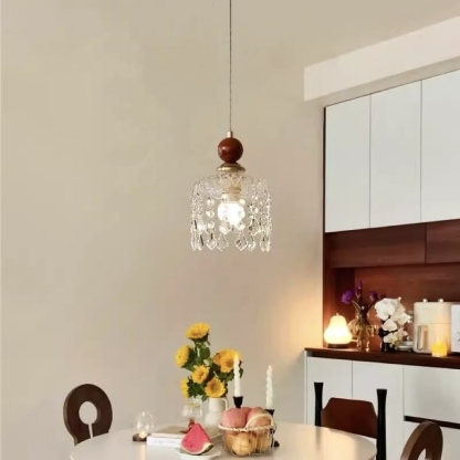Carins Modern Round Acrylic Pendant Light Shades Living Dining Room Bedroom