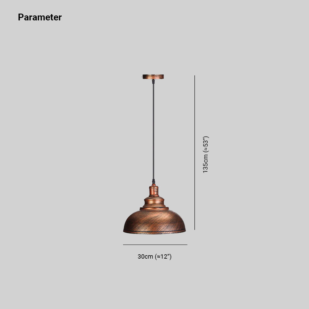 Cooley pendant light dimensions: 135cm height, 30cm wide.